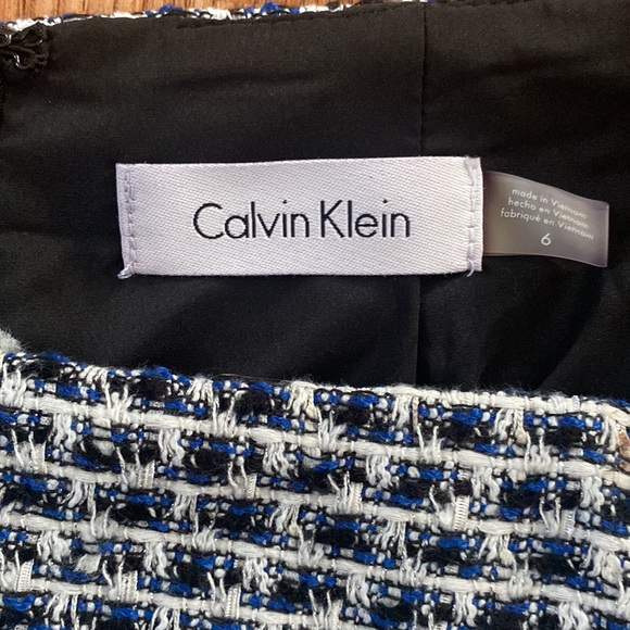 Calvin Klein Tweed Pencil Skirt - Picture 3 of 6